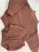 Load image into Gallery viewer, QUINCY MAE PECAN KNIT TIE BLOOMER
