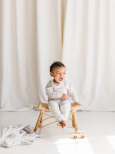 Load image into Gallery viewer, LOULOU LOLLIPOP 2 PIECE PJ SET IN GREY MUDCLOTH

