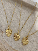 Load image into Gallery viewer, BRACHA HEART INITIAL NECKLACE
