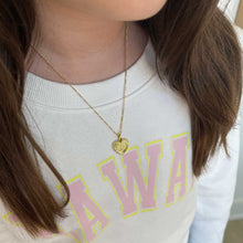 Load image into Gallery viewer, BRACHA HEART INITIAL NECKLACE
