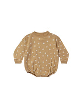 Load image into Gallery viewer, QUINCY MAE DAISY BUBBLE FLEECE ROMPER
