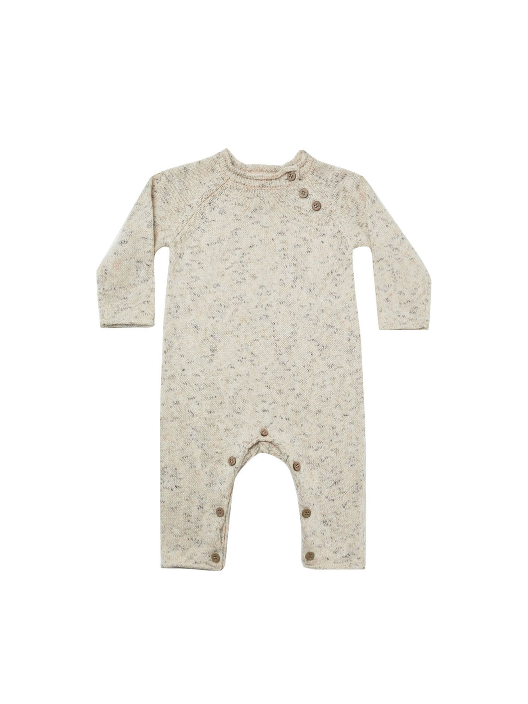 QUINCY MAE SPECKLED KNIT JUMPSUIT