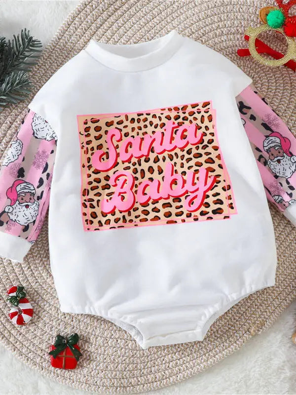 SANTA BABY ROMPER