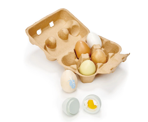 TENDER LEAF WOODEN EGGS